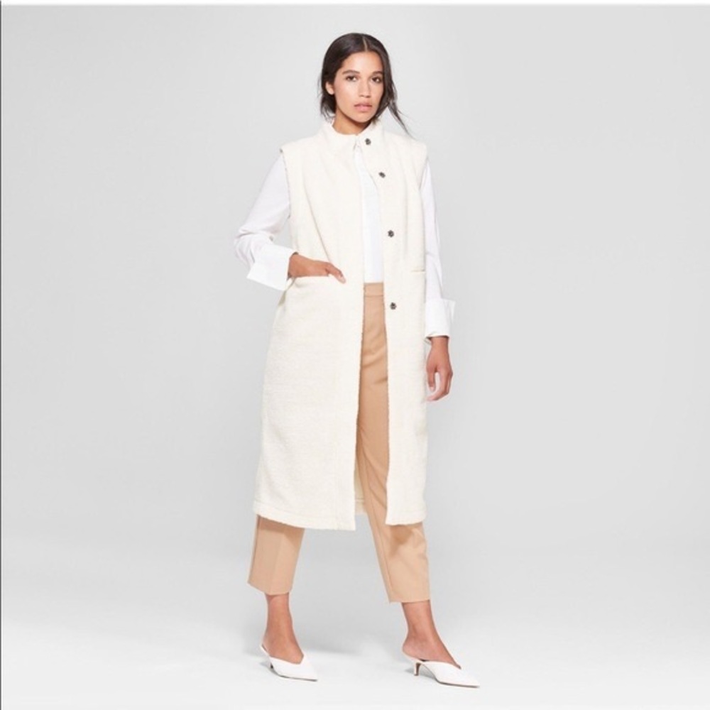 Prologue Sherpa longline vest from Target